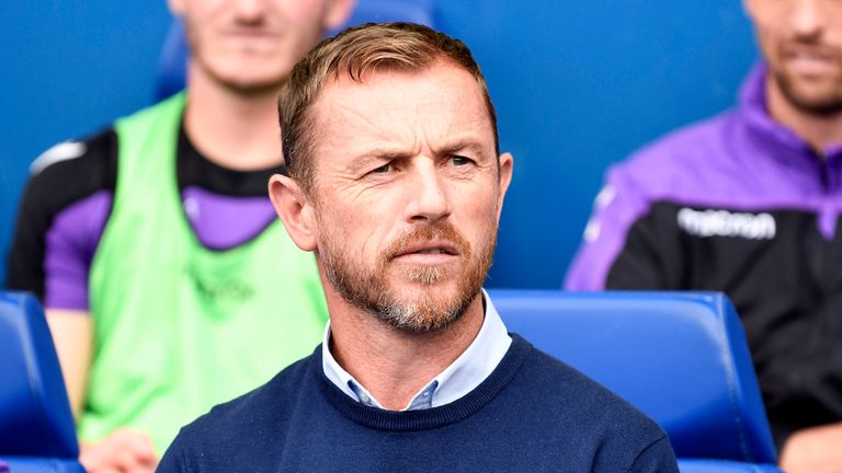 SHEFFIELD, ENGLAND - SEPTEMBER 15: Stoke City manager Gary Rowett looks on prior to the Sky Bet Championship match between Sheffield Wednesday and Stoke City at Hillsborough Stadium on September 15, 2018 in Sheffield, England. (Photo by George Wood/Getty Images)