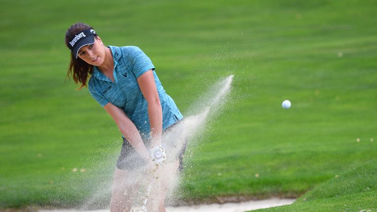 during day one of the Evian Championship at Evian Resort Golf Club on September 13, 2018 in Evian-les-Bains, France.