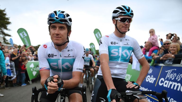 Geraint Thomas and Chris Froome are among those who have signed the letter to their union