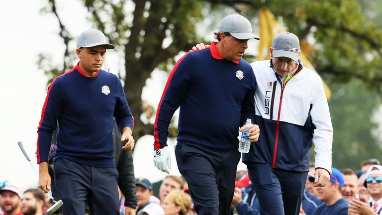 US captain Jim Furyk says Phil Mickelson will act as an unofficial vice-captain in the team room