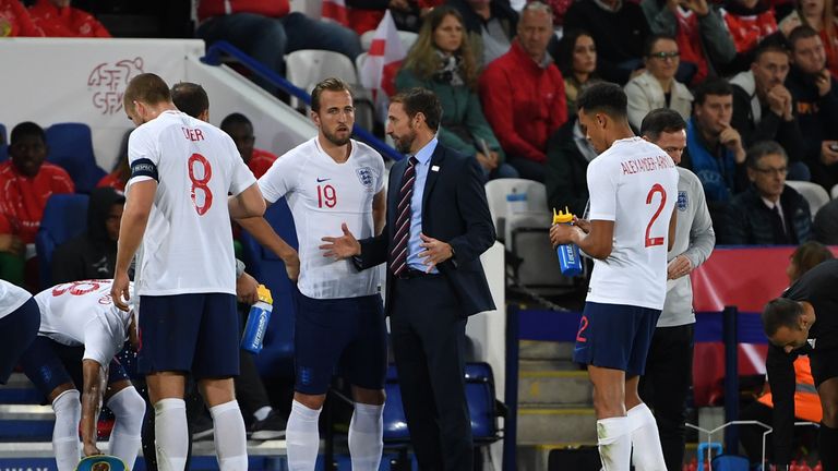 Harry Kane played 29 minutes for England