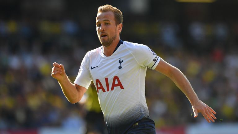 Harry Kane in action for Tottenham Hotspur