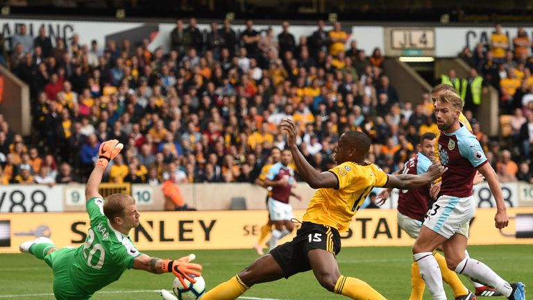 Joe Hart pulled off some great saves in the first half against Wolves