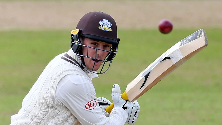 Surrey's Jason Roy in County Championship action
