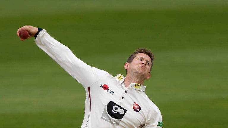 during day one of the  Specsavers County Championship: Division Two match between Glamorgan and Kent at Sophia Gardens on May 4, 2018 in Cardiff, Wales.