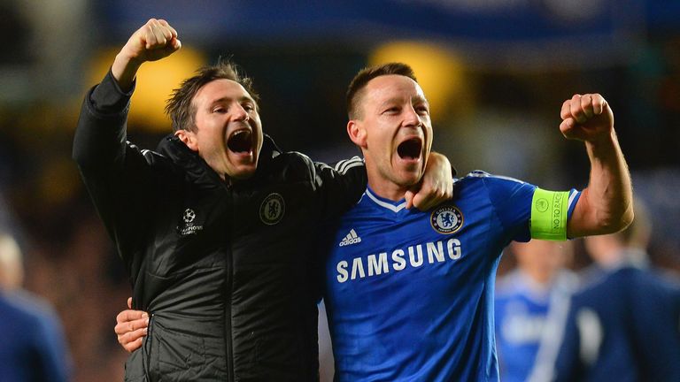Frank Lampard with John Terry
