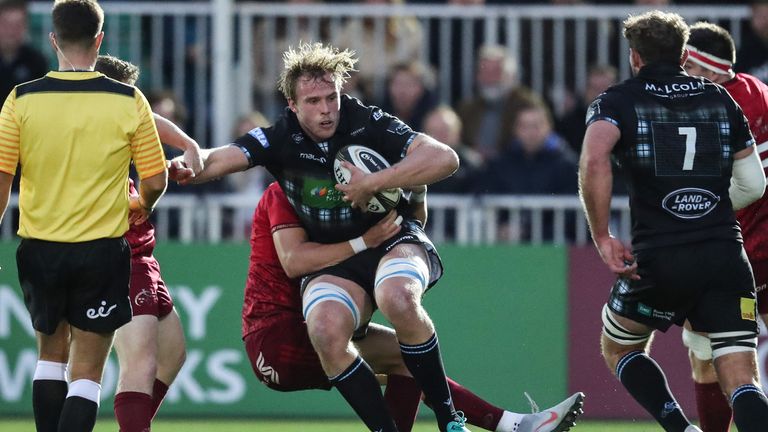 Guinness PRO14, Scotstoun, Scotland 7/9/2018.Glasgow Warriors vs Munster.Warriors' Jonny Gray.Mandatory Credit ..INPHO/Billy Stickland