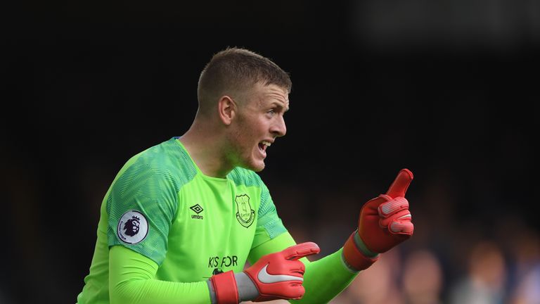 Jordan Pickford was at fault for West Ham's second goal with poor distribution