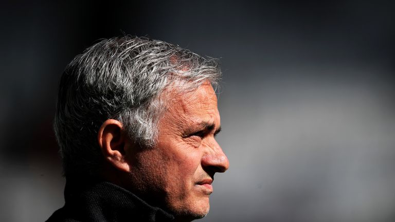 Jose Mourinho ahead of West Ham United v Manchester United at the London Stadium