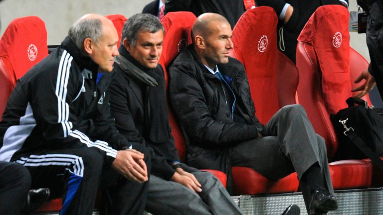 Jose Mourinho and Zinedine Zidane