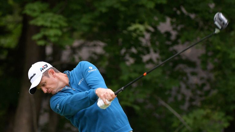 during the third round of the BMW Championship at Aronimink Golf Club on September 8, 2018 in Newtown Square, Pennsylvania.
