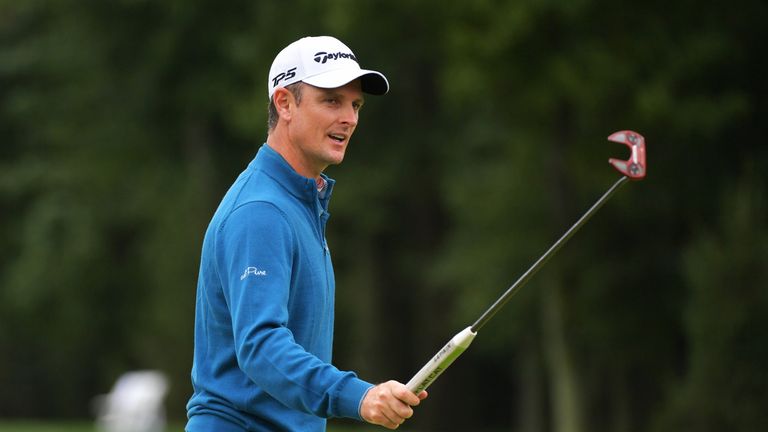 during the third round of the BMW Championship at Aronimink Golf Club on September 8, 2018 in Newtown Square, Pennsylvania.