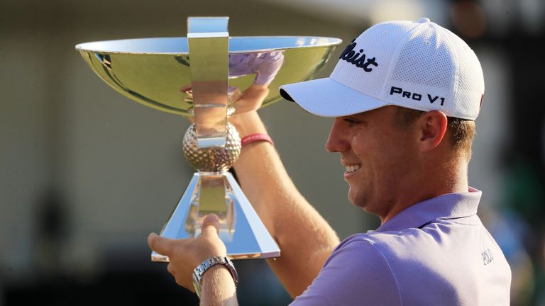 during the final round of the TOUR Championship at East Lake Golf Club on September 24, 2017 in Atlanta, Georgia.