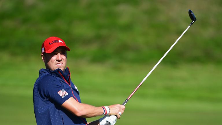 Justin Thomas was the lone American player to compete at Le Golf National in the French Open