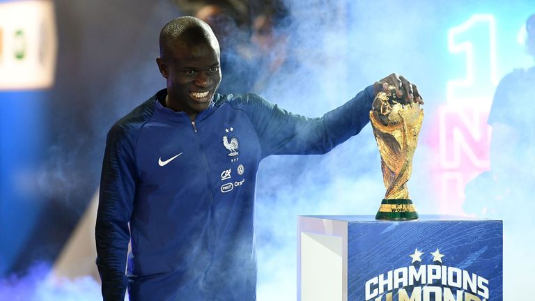 Kante helped France to World Cup glory in Russia