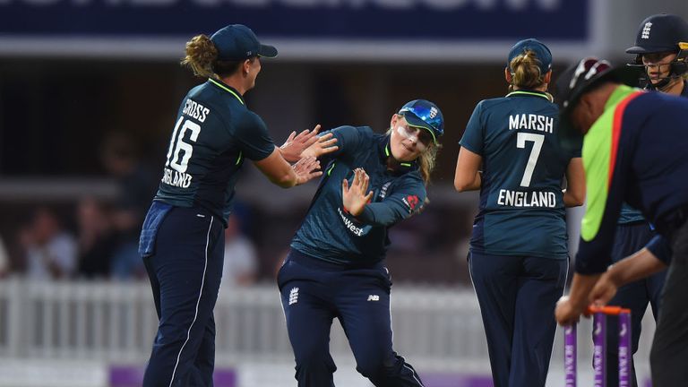 Kate Cross returned to the England set up in the final one-day international of the summer against New Zealand