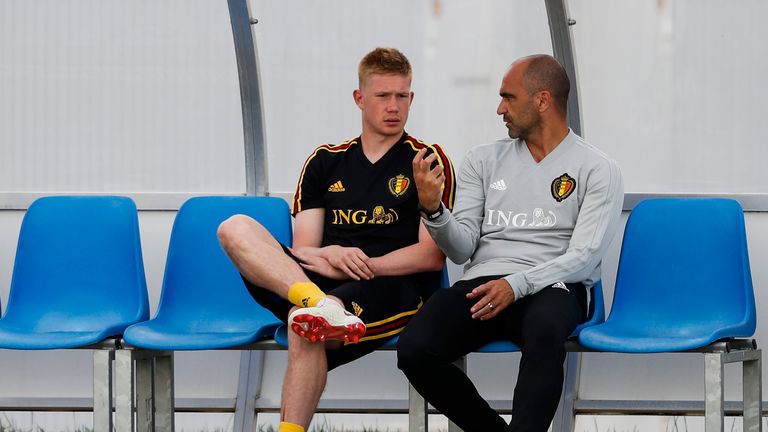 Kevin De Bruyne will be back sooner than expected, says Roberto Martinez
