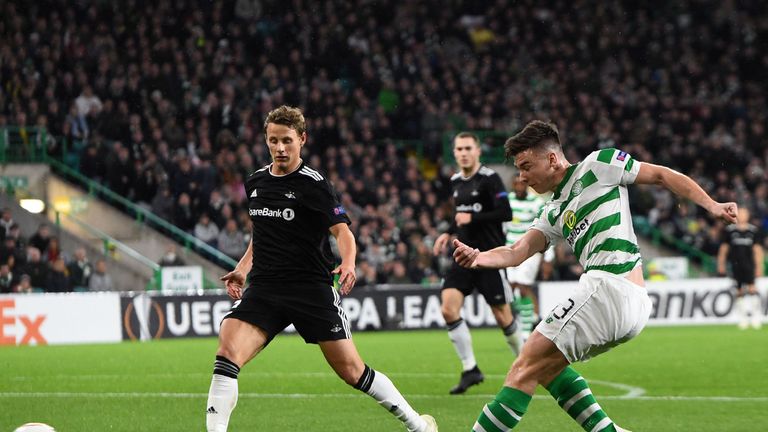 Kieran Tierney impressed against Rosenborg