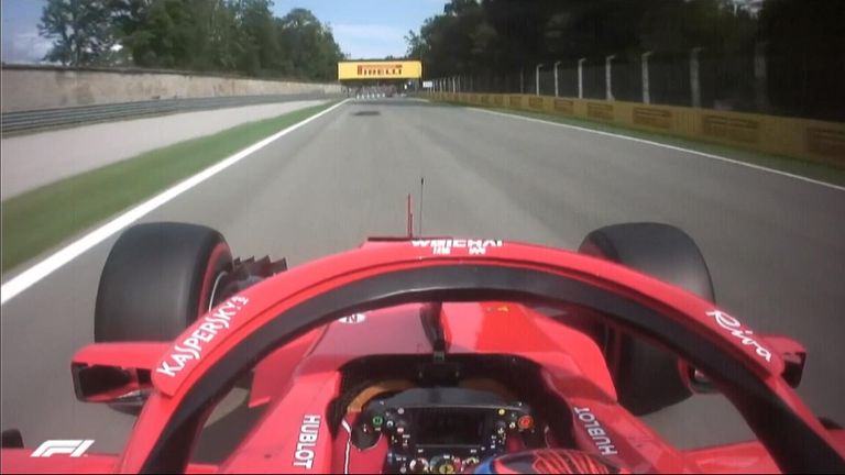 kimi monza pole