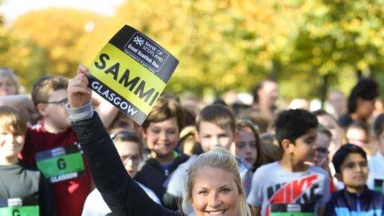 Samantha Kinghorn took the honours again on the gruelling streets of Glasgow