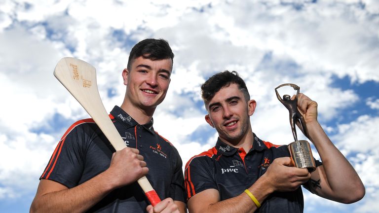 Kyle Hayes and Aaron Gillane were speaking at the launch at the new PwC All Stars App