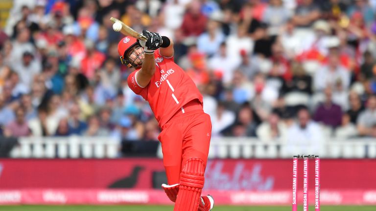 Lancashire Lightning's Liam Livingstone bats during the Vitality T20 Blast Semi Final match on Finals Day at Edgbaston, Birmingham.