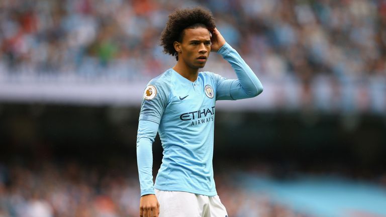 of Manchester City of Huddersfield Town during the Premier League match between Manchester City and Huddersfield Town at Etihad Stadium on August 19, 2018 in Manchester, United Kingdom.