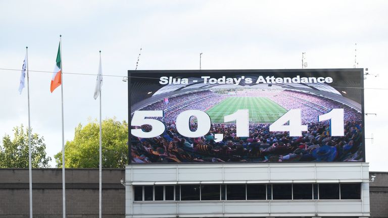 The attendance shattered the previous record