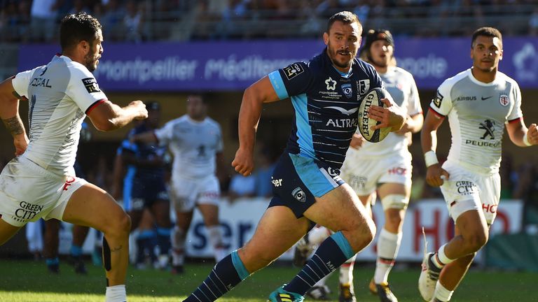 Louis Picamoles on the charge for Montpellier