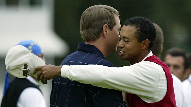 Davis Love III, Tiger Woods