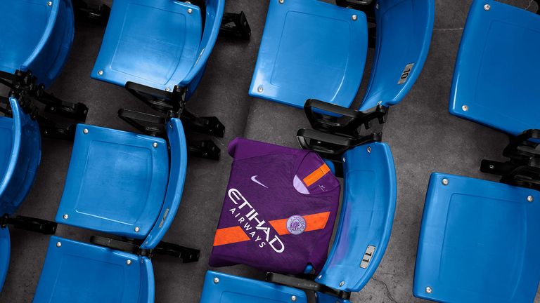 Manchester City unveil a striking purple and orange third kit (Nike)