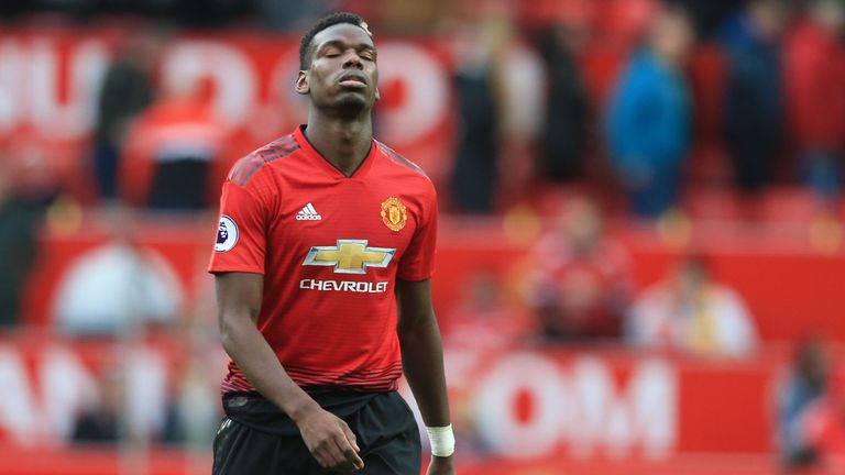 Paul Pogba was stripped off the Manchester United vice-captaincy by Jose Mourinho