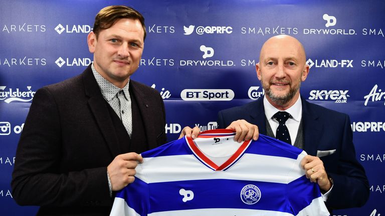 Newly appointed Queens Park Rangers manager Ian Holloway talks during a press conference at Loftus Road on November 16, 2016 in London, England.