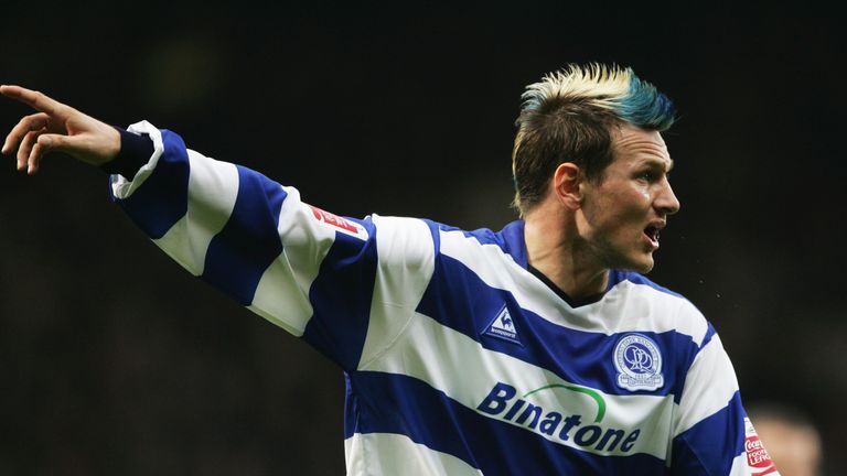 LONDON, ENGLAND - NOVEMBER 6:  Marc Bircham of Queens Park Rangers shouts instructions during the Coca Cola Championship match between West Ham United and Queens Park Rangers at Upton Park, on November 6, 2004 in London, England.  (Photo by Clive Mason/Getty Images) *** Local Caption *** Marc Bircham