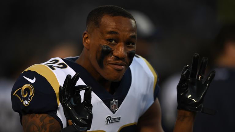 Marcus Peters is dealing with a strained right calf