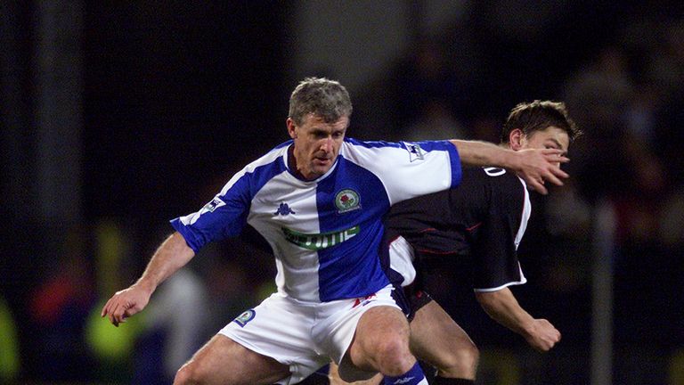Mark Hughes ended his playing career aged 38