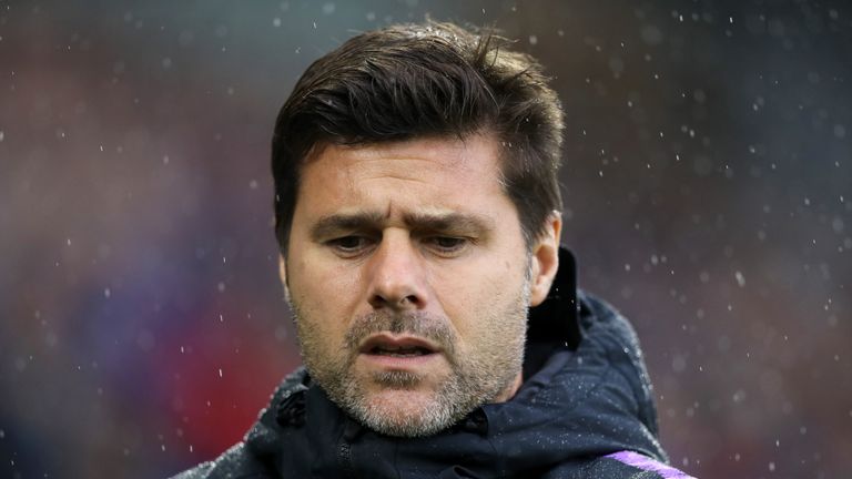BRIGHTON, ENGLAND - SEPTEMBER 22:  Mauricio Pochettino, manager of Tottenham Hotspur looks on before the Premier League match between Brighton & Hove Albion and Tottenham Hotspur at American Express Community Stadium on September 22, 2018 in Brighton, United Kingdom.  (Photo by Dan Istitene/Getty Images)