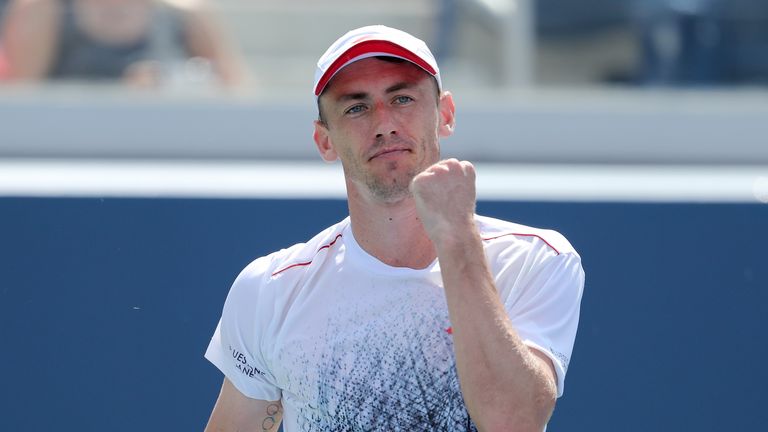 John Millman is through to the fourth round at a Grand Slam for the first time