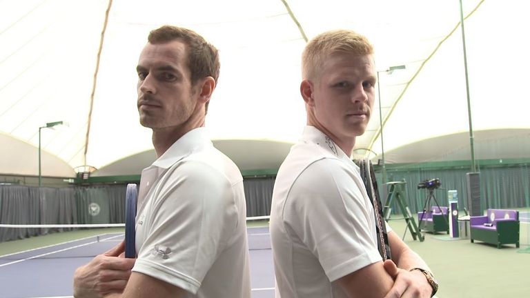 Andy Murray and Kyle Edmund