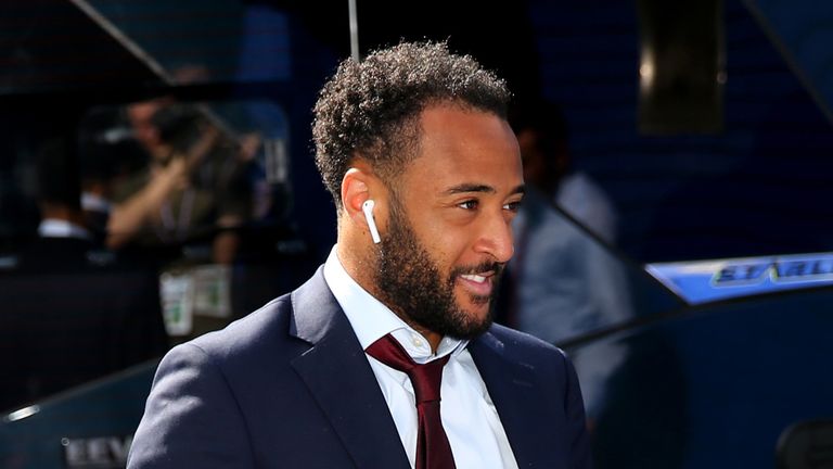 Nathan Redmond of Southampton arrives at he stadium prior to the Premier League match between Everton and Southampton at Goodison Park on May 5, 2018 in Liverpool, England.
