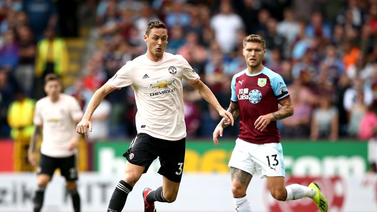 during the Premier League match between Burnley FC and Manchester United at Turf Moor on September 2, 2018 in Burnley, United Kingdom.