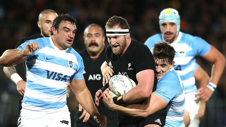 The Rugby Championship match between the New Zealand All Blacks and Argentina at Trafalgar Park on September 8, 2018 in Nelson, New Zealand