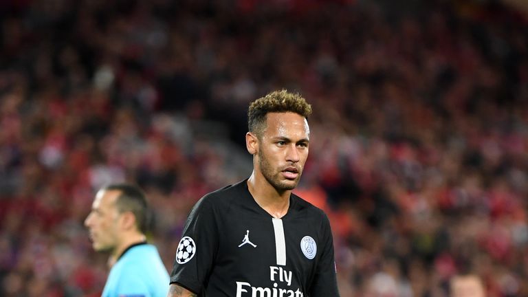  during the Group C match of the UEFA Champions League between Liverpool and Paris Saint-Germain at Anfield on September 18, 2018 in Liverpool, United Kingdom.