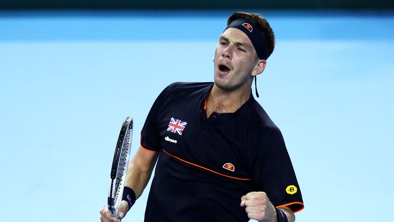 Cameron Norrie eased to his first home victory in the Davis Cup