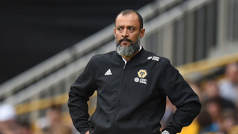 Wolves manager Nuno Espirito Santo 