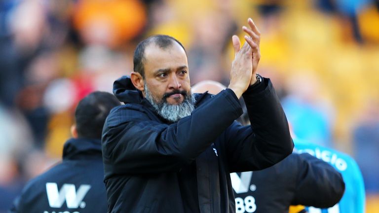 Nuno Espirito Santo during the Premier League match between Wolverhampton Wanderers and Southampton FC at Molineux on September 29, 2018 in Wolverhampton, United Kingdom.
