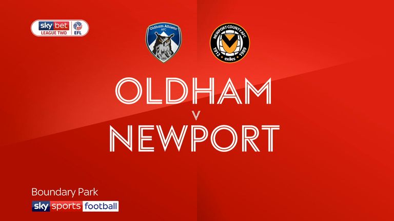 Newport County vs. Latics - News - Oldham Athletic