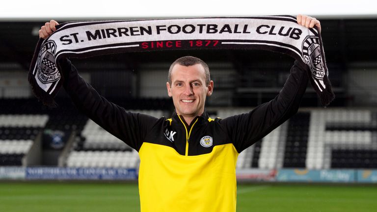 10/09/18. THE SIMPLE DIGITAL ARENA - PAISLEY . St Mirren unveil Oran Kearney as their new manager