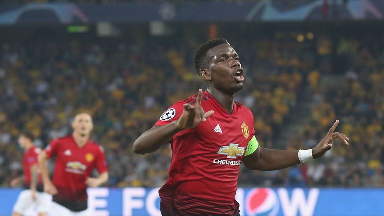 BERN, SWITZERLAND - SEPTEMBER 19:  Eric Bailly of Manchester United in action with Jean-Pierre Nsame of BSC Young Boys during the Group H match of the UEFA Champions League between BSC Young Boys and Manchester United at Stade de Suisse, Wankdorf on September 19, 2018 in Bern, Switzerland.  (Photo by John Peters/Man Utd via Getty Images) *** Local Caption *** Eric Bailly; Jean-Pierre Nsame