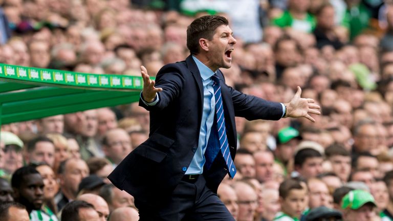 Rangers manager Steven Gerrard